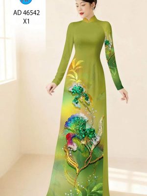 Vải Áo Dài Hoa In 3D AD 46542 27 1788397892 301 vai ao dai hoa in 3d ad 46542