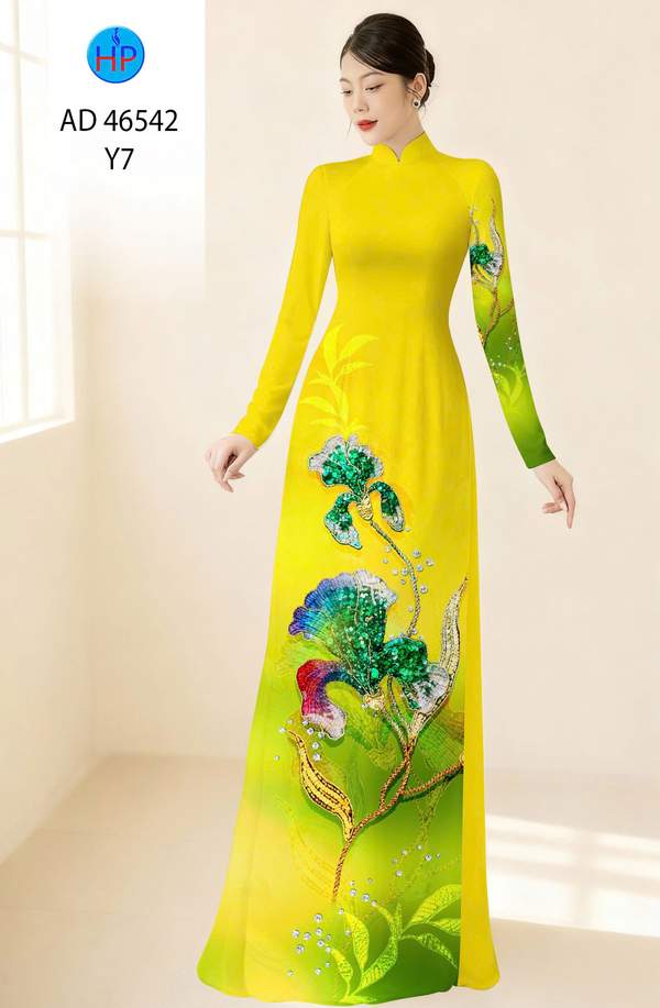 Vải Áo Dài Hoa In 3D AD 46542 12 1788397892 466 vai ao dai hoa in 3d ad 46542