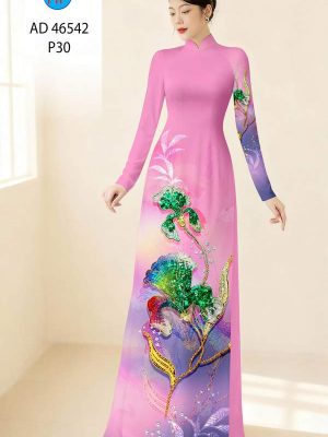 Vải Áo Dài Hoa In 3D AD 46542 32 1788397893 193 vai ao dai hoa in 3d ad 46542