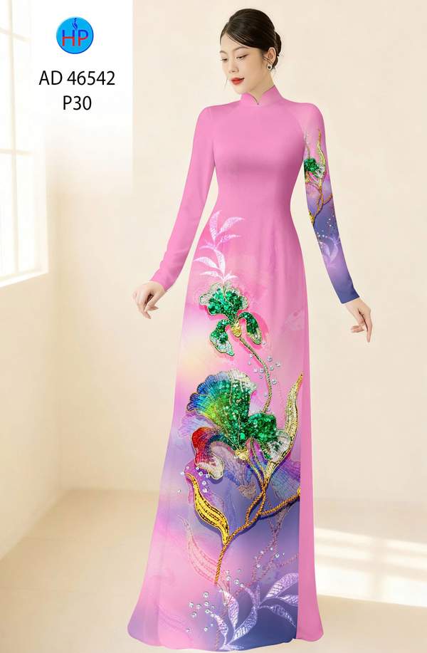 Vải Áo Dài Hoa In 3D AD 46542 15 1788397893 193 vai ao dai hoa in 3d ad 46542
