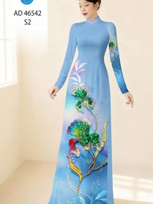 Vải Áo Dài Hoa In 3D AD 46542 33 1788397893 244 vai ao dai hoa in 3d ad 46542