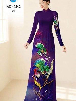 Vải Áo Dài Hoa In 3D AD 46542 34 1788397893 741 vai ao dai hoa in 3d ad 46542