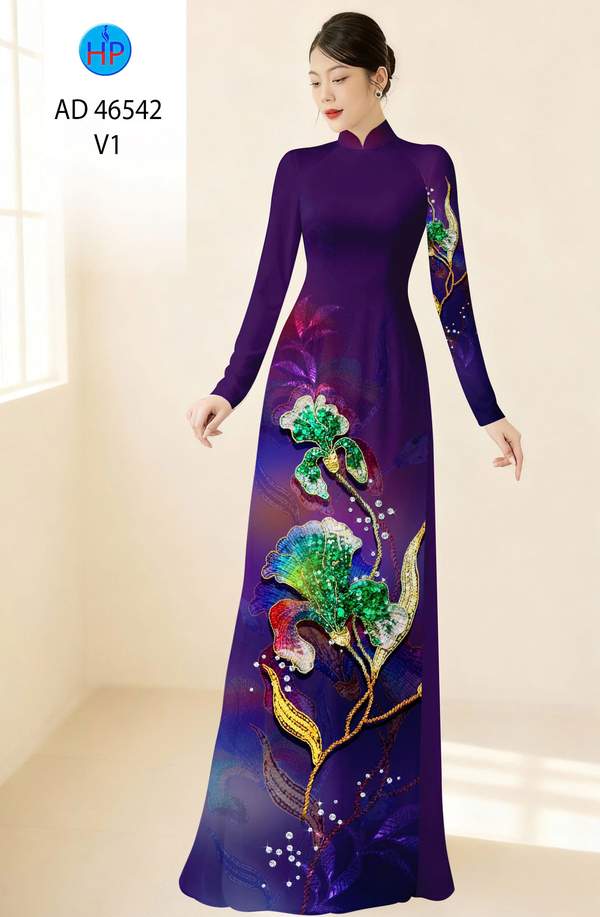 Vải Áo Dài Hoa In 3D AD 46542 17 1788397893 741 vai ao dai hoa in 3d ad 46542