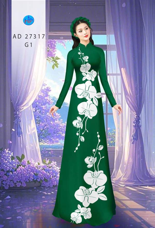 Vải Áo Dài Hoa In 3D AD 27317 4 1788398471 776 vai ao dai hoa in 3d ad 27317