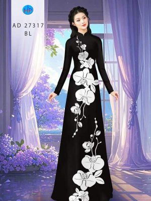 Vải Áo Dài Hoa In 3D AD 27317 25 1788398472 266 vai ao dai hoa in 3d ad 27317