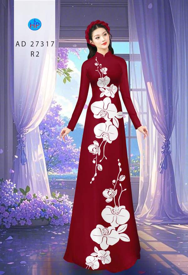 Vải Áo Dài Hoa In 3D AD 27317 8 1788398472 807 vai ao dai hoa in 3d ad 27317