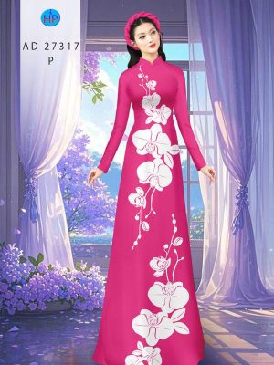 Vải Áo Dài Hoa In 3D AD 27317 26 1788398472 821 vai ao dai hoa in 3d ad 27317