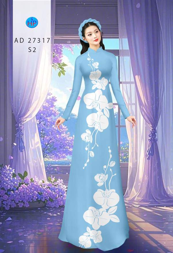 Vải Áo Dài Hoa In 3D AD 27317 9 1788398472 997 vai ao dai hoa in 3d ad 27317
