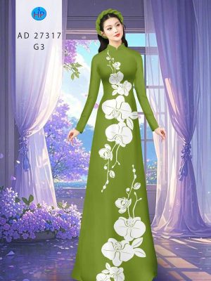 Vải Áo Dài Hoa In 3D AD 27317 30 1788398473 191 vai ao dai hoa in 3d ad 27317