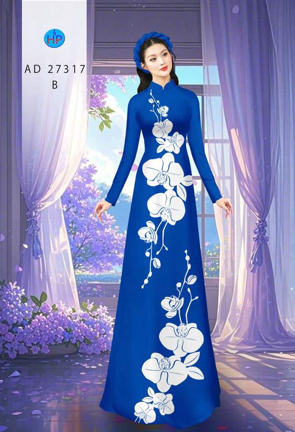 Vải Áo Dài Hoa In 3D AD 27317 13 1788398473 405 vai ao dai hoa in 3d ad 27317