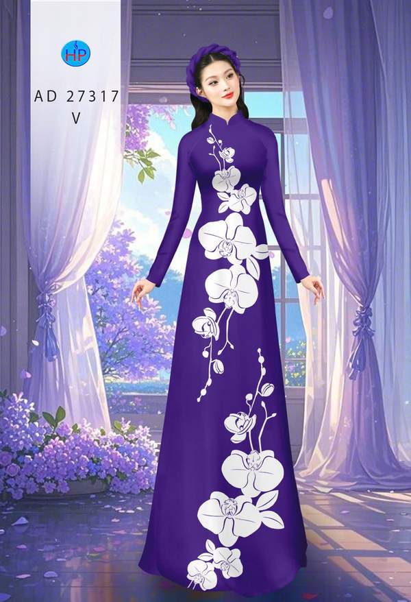 Vải Áo Dài Hoa In 3D AD 27317 12 1788398473 699 vai ao dai hoa in 3d ad 27317