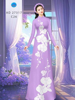 Vải Áo Dài Hoa In 3D AD 27317 39 1788398475 330 vai ao dai hoa in 3d ad 27317