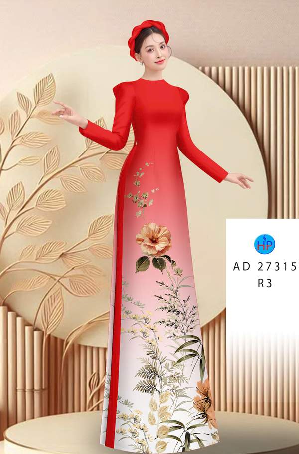 Vải Áo Dài Hoa In 3D AD 27315 2 1788399040 354 vai ao dai hoa in 3d ad 27315
