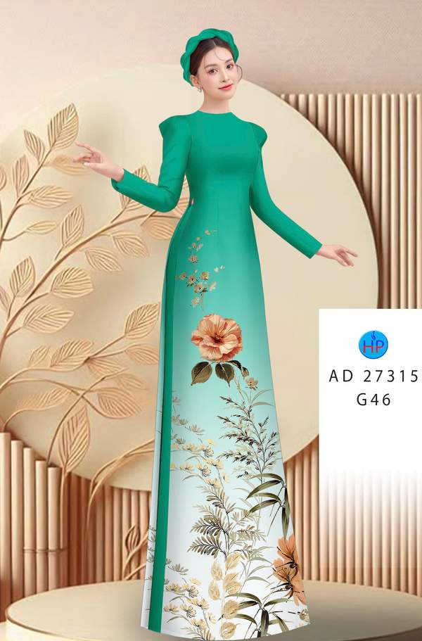 Vải Áo Dài Hoa In 3D AD 27315 8 1788399041 560 vai ao dai hoa in 3d ad 27315