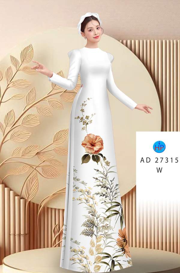 Vải Áo Dài Hoa In 3D AD 27315 10 1788399042 145 vai ao dai hoa in 3d ad 27315