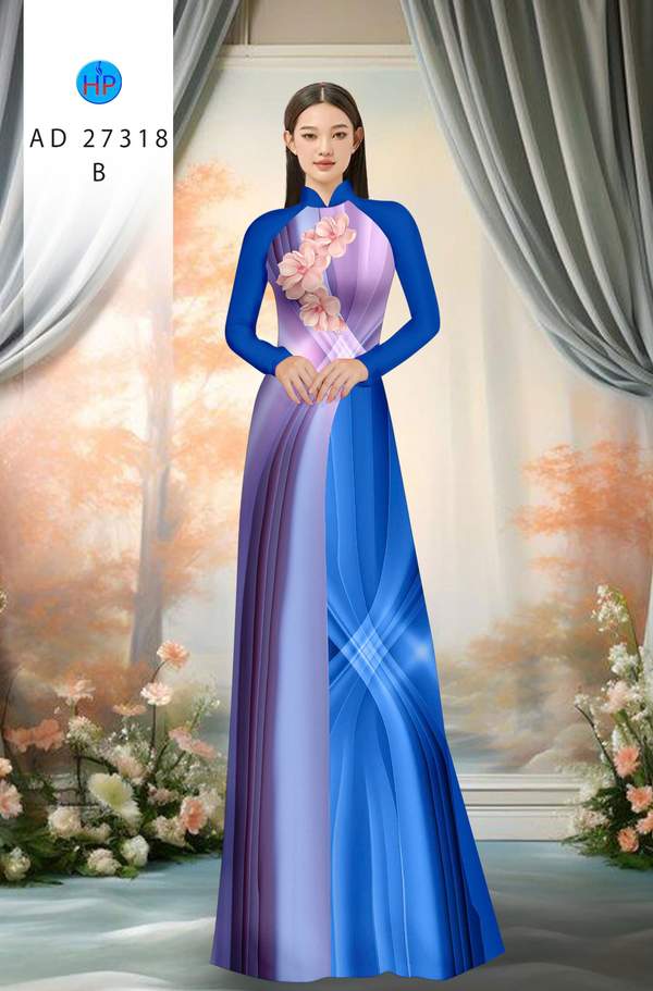 Vải Áo Dài Hoa In 3D AD 27318 5 1788744112 323 vai ao dai hoa in 3d ad 27318