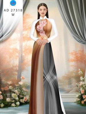 Vải Áo Dài Hoa In 3D AD 27318 22 1788744112 870 vai ao dai hoa in 3d ad 27318