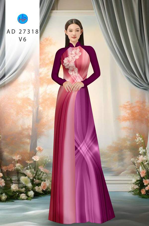 Vải Áo Dài Hoa In 3D AD 27318 6 1788744112 913 vai ao dai hoa in 3d ad 27318
