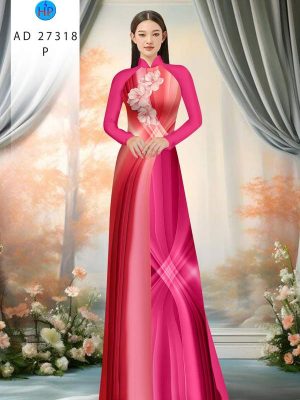 Vải Áo Dài Hoa In 3D AD 27318 30 1788744113 472 vai ao dai hoa in 3d ad 27318