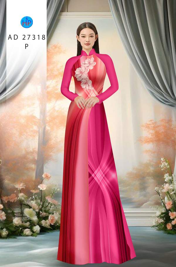Vải Áo Dài Hoa In 3D AD 27318 11 1788744113 472 vai ao dai hoa in 3d ad 27318