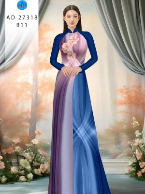 Vải Áo Dài Hoa In 3D AD 27318 37 1788744115 227 vai ao dai hoa in 3d ad 27318