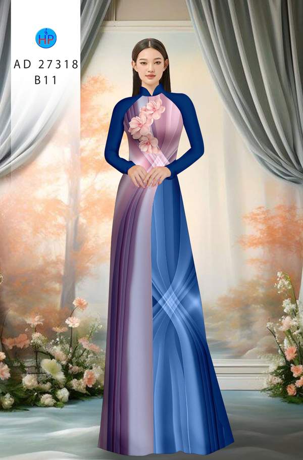 Vải Áo Dài Hoa In 3D AD 27318 18 1788744115 227 vai ao dai hoa in 3d ad 27318