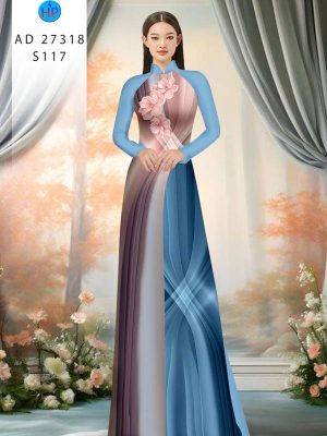 Vải Áo Dài Hoa In 3D AD 27318 39 1788744115 74 vai ao dai hoa in 3d ad 27318