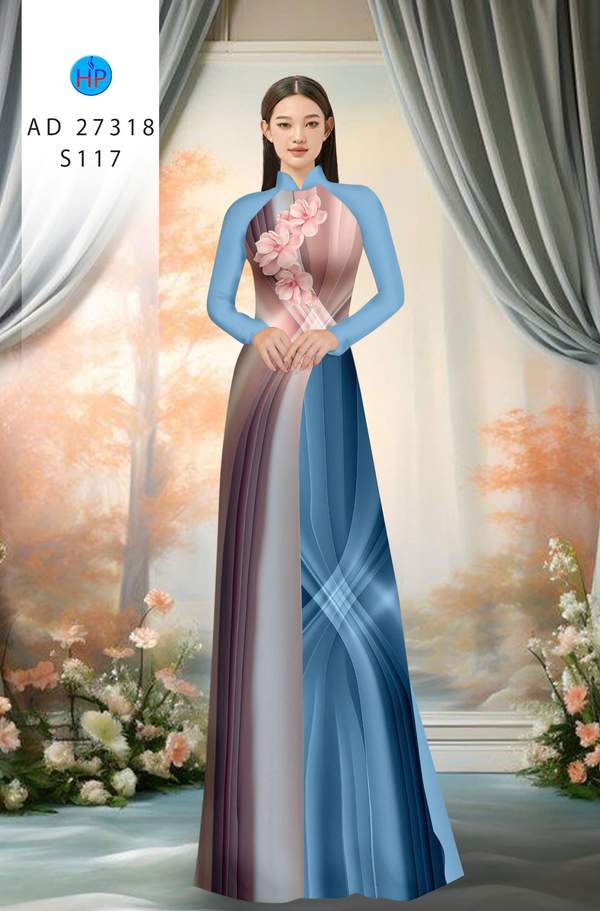 Vải Áo Dài Hoa In 3D AD 27318 20 1788744115 74 vai ao dai hoa in 3d ad 27318
