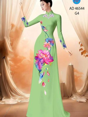 Vải Áo Dài Hoa Sen AD 46544 24 1788744676 243 vai ao dai hoa sen ad 46544