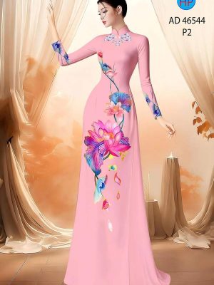 Vải Áo Dài Hoa Sen AD 46544 25 1788744676 758 vai ao dai hoa sen ad 46544
