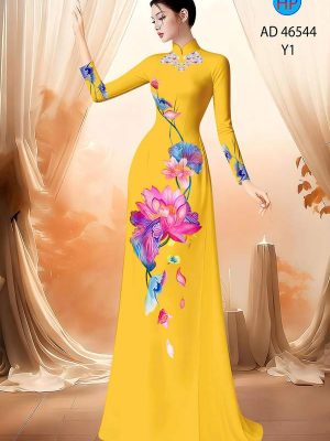 Vải Áo Dài Hoa Sen AD 46544 23 1788744676 989 vai ao dai hoa sen ad 46544