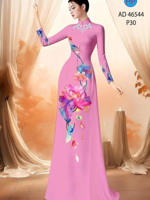 Vải Áo Dài Hoa Sen AD 46544 29 1788744677 486 vai ao dai hoa sen ad 46544