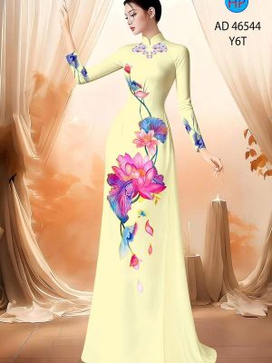 Vải Áo Dài Hoa Sen AD 46544 30 1788744677 869 vai ao dai hoa sen ad 46544