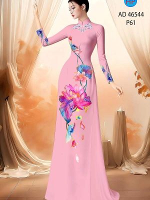 Vải Áo Dài Hoa Sen AD 46544 33 1788744678 392 vai ao dai hoa sen ad 46544