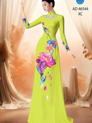 Vải Áo Dài Hoa Sen AD 46544 34 1788744678 84 vai ao dai hoa sen ad 46544