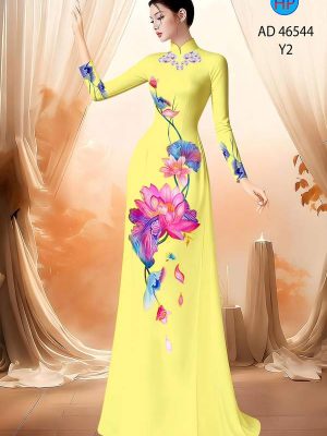 Vải Áo Dài Hoa Sen AD 46544 36 1788744679 540 vai ao dai hoa sen ad 46544