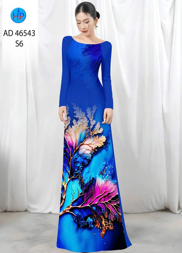 Vải Áo Dài In Hình Lá AD 46543 9 1788745115 684 vai ao dai in hinh la ad 46543