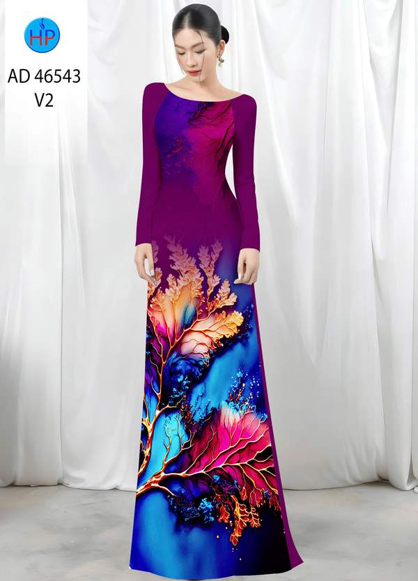 Vải Áo Dài In Hình Lá AD 46543 14 1788745116 355 vai ao dai in hinh la ad 46543