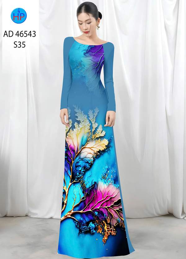 Vải Áo Dài In Hình Lá AD 46543 16 1788745116 993 vai ao dai in hinh la ad 46543