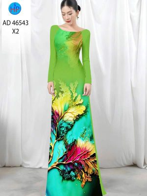 Vải Áo Dài In Hình Lá AD 46543 35 1788745117 963 vai ao dai in hinh la ad 46543