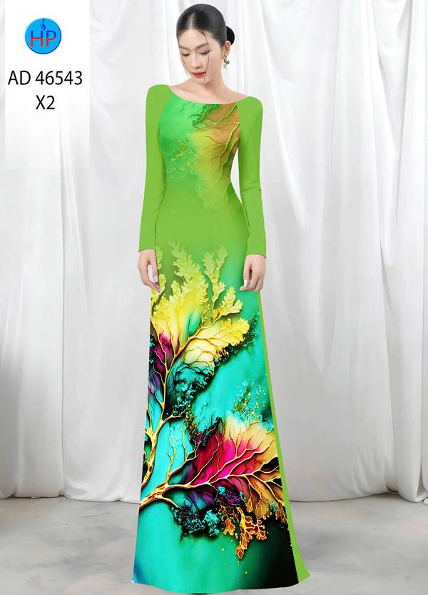 Vải Áo Dài In Hình Lá AD 46543 18 1788745117 963 vai ao dai in hinh la ad 46543