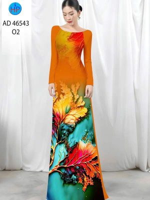 Vải Áo Dài In Hình Lá AD 46543 34 1788745117 978 vai ao dai in hinh la ad 46543