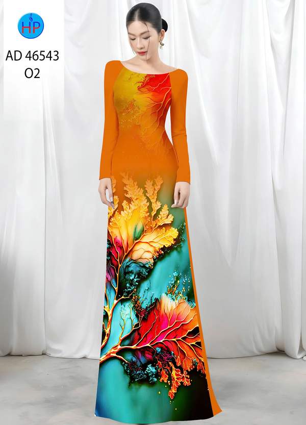 Vải Áo Dài In Hình Lá AD 46543 17 1788745117 978 vai ao dai in hinh la ad 46543