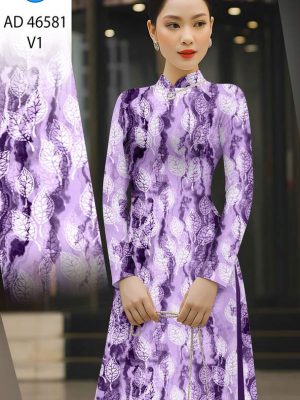 Vải Áo Dài In Hình Lá AD 46581 25 1789116136 616 vai ao dai in hinh la ad 46581