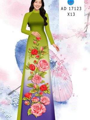 Vải Áo Dài Hoa Hồng AD 17123 20 1789349984 360 vai ao dai hoa hong ad 17123
