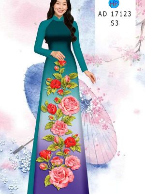 Vải Áo Dài Hoa Hồng AD 17123 21 1789349985 636 vai ao dai hoa hong ad 17123