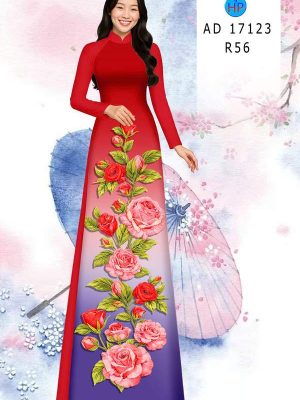 Vải Áo Dài Hoa Hồng AD 17123 30 1789349986 608 vai ao dai hoa hong ad 17123