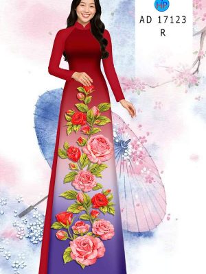 Vải Áo Dài Hoa Hồng AD 17123 31 1789349986 787 vai ao dai hoa hong ad 17123