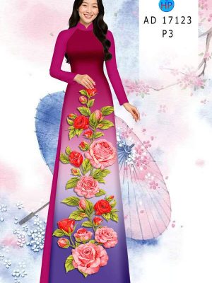 Vải Áo Dài Hoa Hồng AD 17123 35 1789349987 720 vai ao dai hoa hong ad 17123