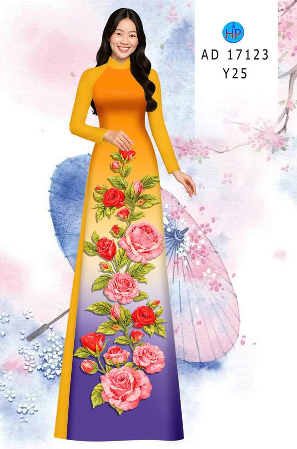 Vải Áo Dài Hoa Hồng AD 17123 15 1789349987 76 vai ao dai hoa hong ad 17123